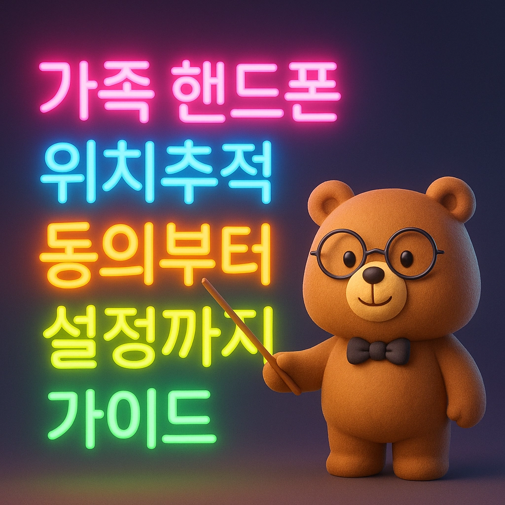 가족 핸드폰 위치추적 동의부터 설정까지 가이드