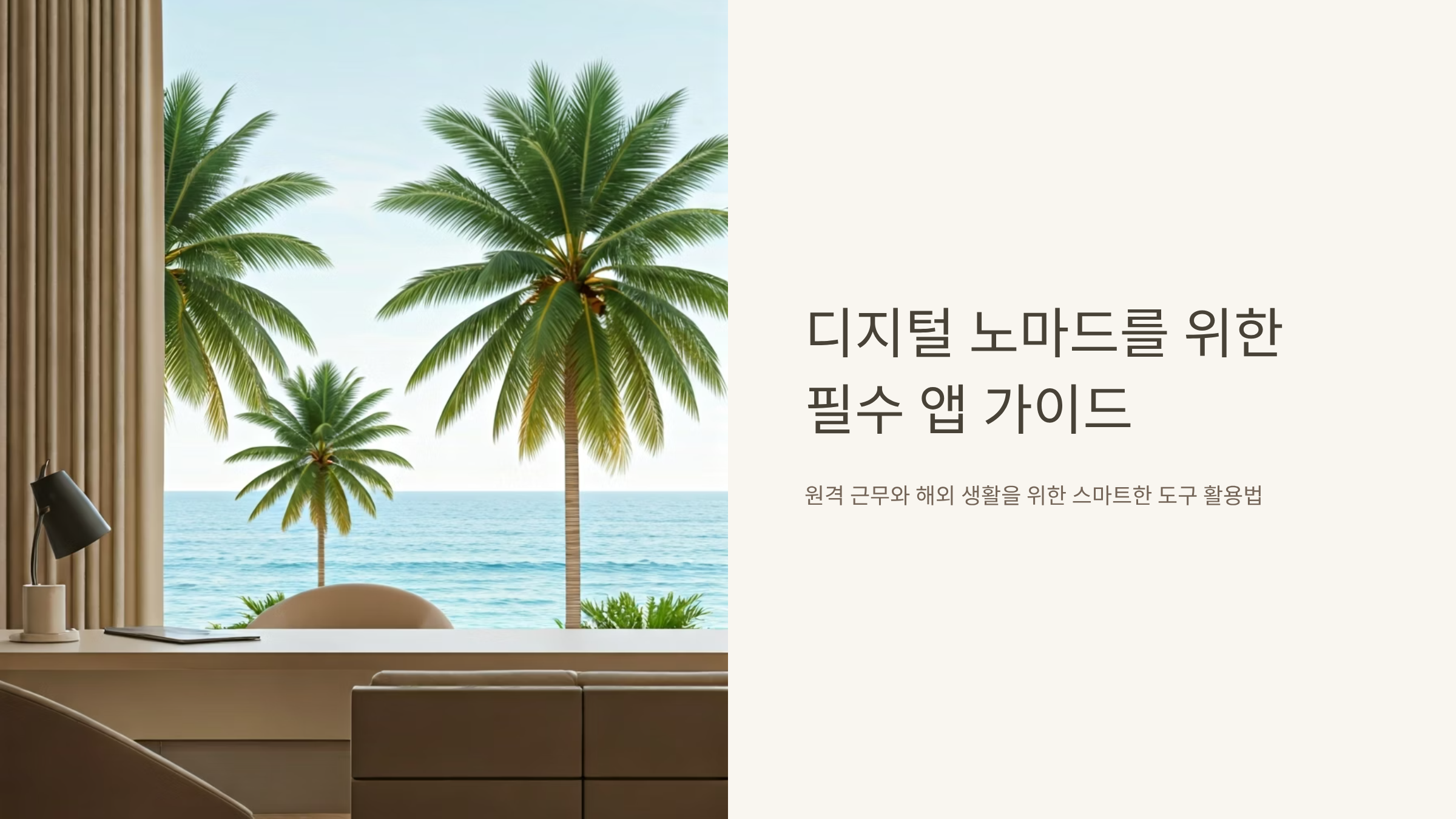 디지털 노마드 생산성 200% 높이는 필수 앱