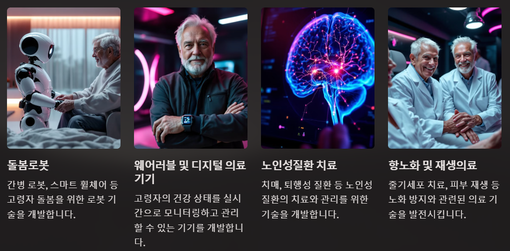 초고령 사회 대응을 위한 실버경제 육성