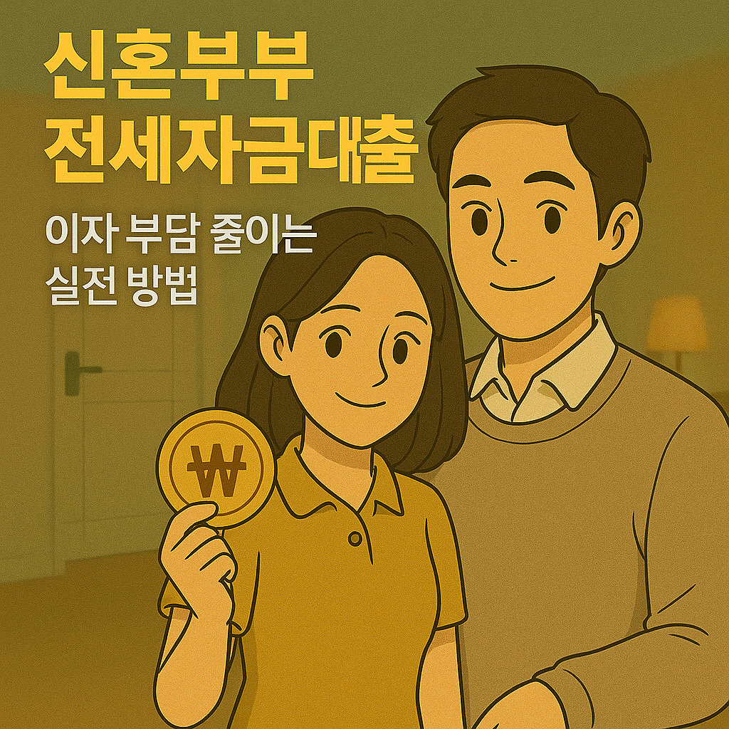 신혼부부 전세자금대출 절약 팁|이자 부담 줄이는 실전 방법