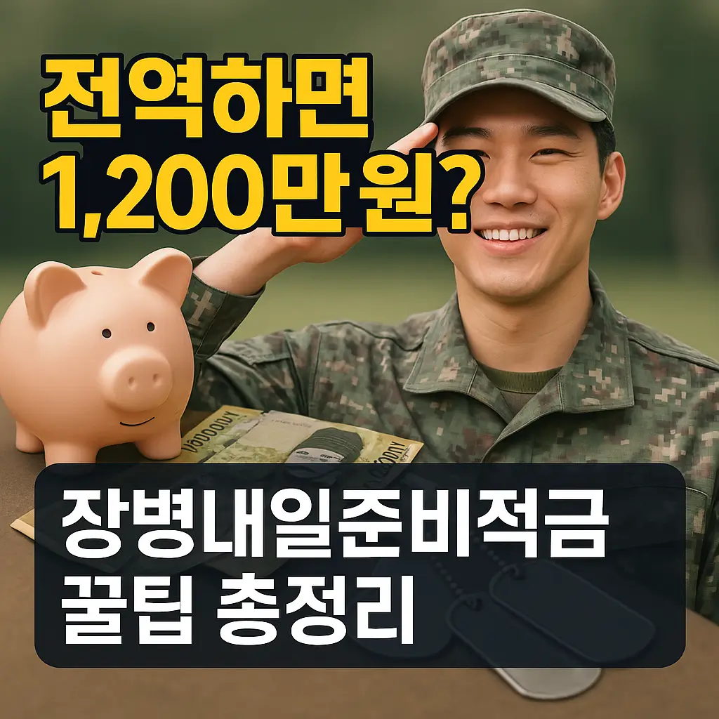 전역하면 1,200만원? 장병내일준비적금 꿀팁 총정리