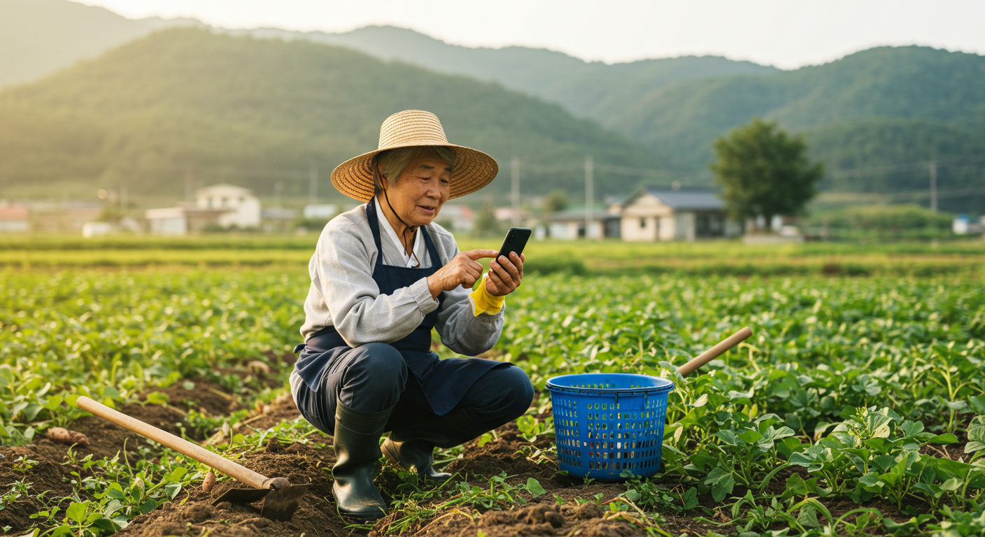 지방 노인들의 디지털 격차 (농촌교육, 지역불균형, 스마트폰활용)