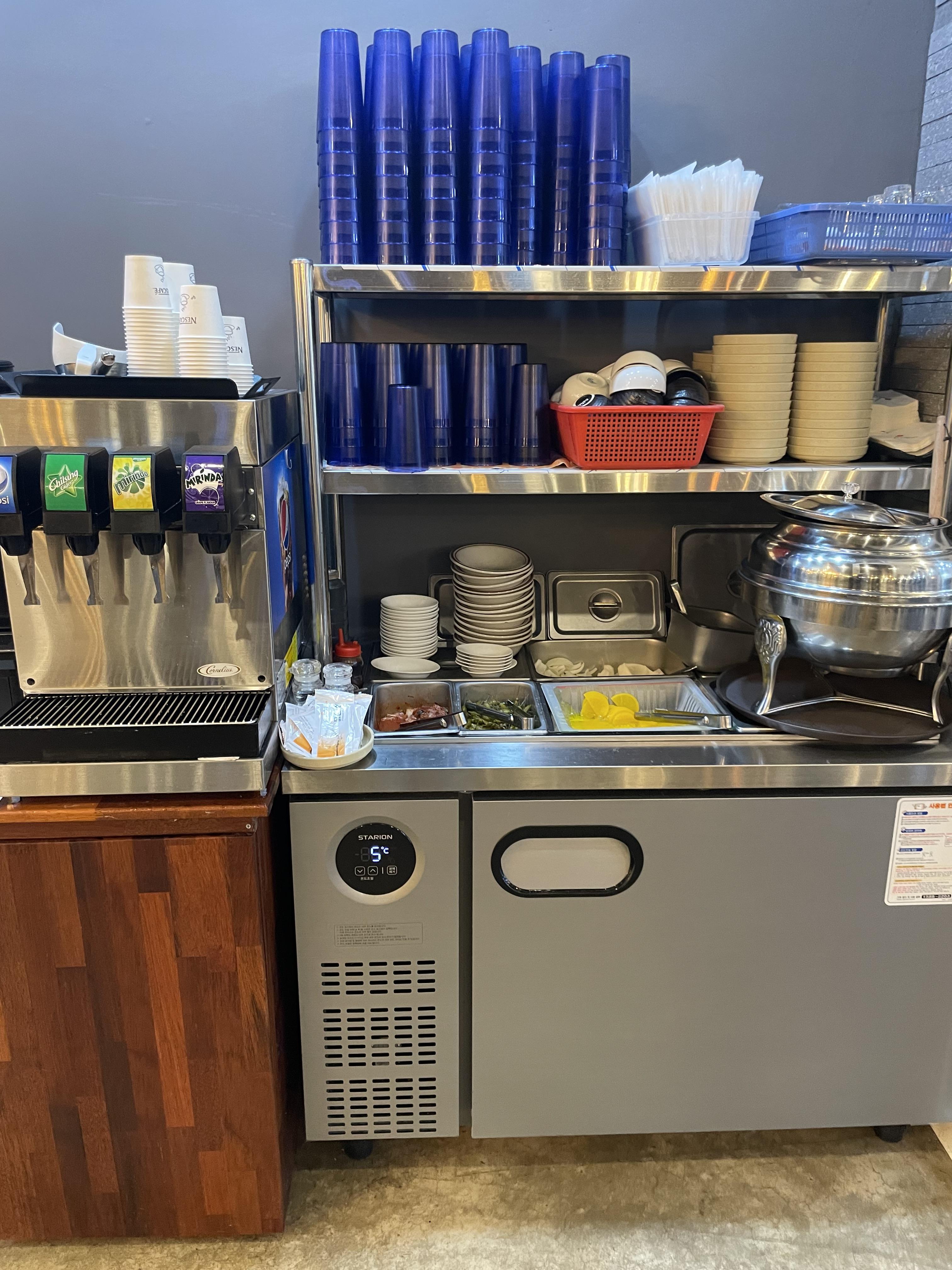 백두산짜장-셀프바