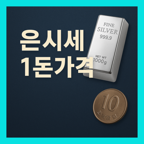 은시세 1돈가격 정보