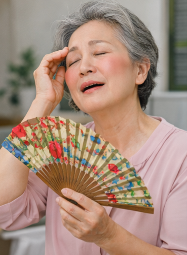 밤에 심해지는 홍조 해결(중년 여성 실천법)