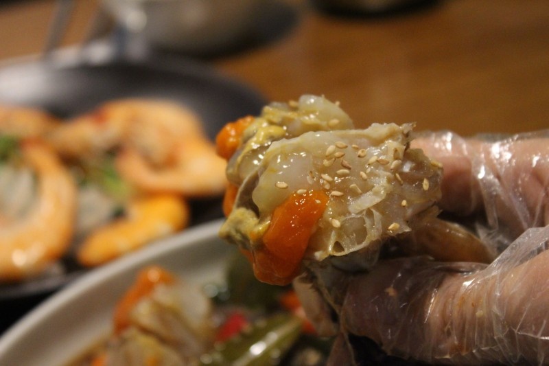 서울 간장게장 맛집 보스간장게장 음식들