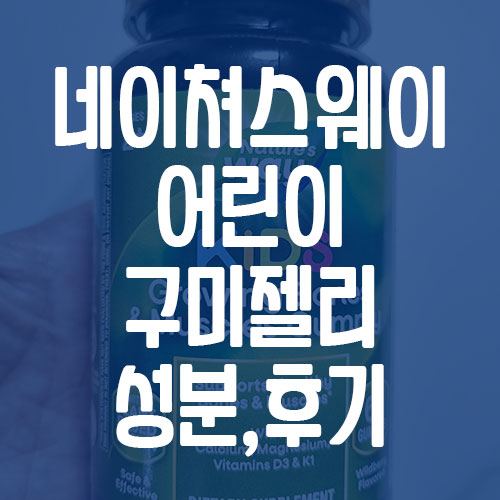 네이쳐스웨이 어린이 구미젤리 성분 후기