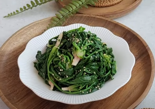 시금치무침 만드는 방법