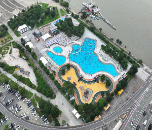 한강 수영장 야간 개장