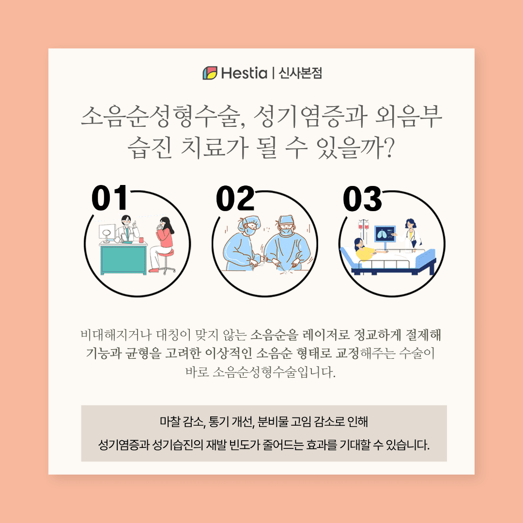 소음순성형수술, 성기염증과 외음부 습진 치료가 될 수 있을까?