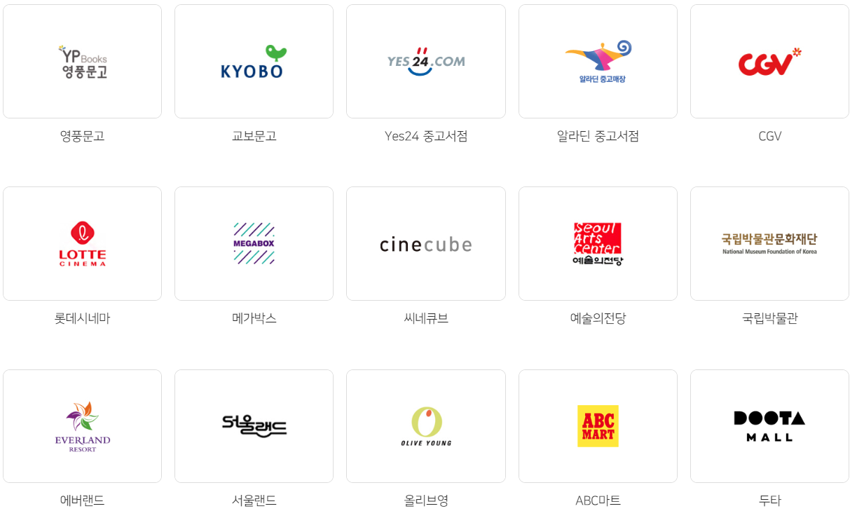 지류 문화상품권 사용처로는 네이버페이, 스마일캐시, 넥슨 캐시충전, 쓱닷컴 SSGPAY 머니, 엘포인트, 교보문고, 알라딘, 엠게임, NH멤버스, 아이템매니아 등이 있으며, 기타 마이너 사용처도 이용 가능합니다.지류 문화상품권 사용처로는 네이버페이, 스마일캐시, 넥슨 캐시충전, 쓱닷컴 SSGPAY 머니, 엘포인트, 교보문고, 알라딘, 엠게임, NH멤버스, 아이템매니아 등이 있으며, 기타 마이너 사용처도 이용 가능합니다. 지류 문화상품권 사용처: 네이버페이, 스마일캐시, 넥슨 캐시충전, 쓱닷컴 SSGPAY 머니, 엘포인트, 교보문고, 알라딘, 엠게임, NH멤버스, 아이템매니아 등이 있으며, 기타 마이너 사용처도 이용 가능합니다.