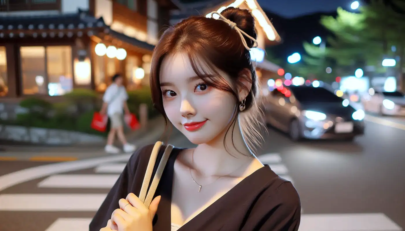 일본여행-선물-추천탬으로-관광하는-여성의-모습