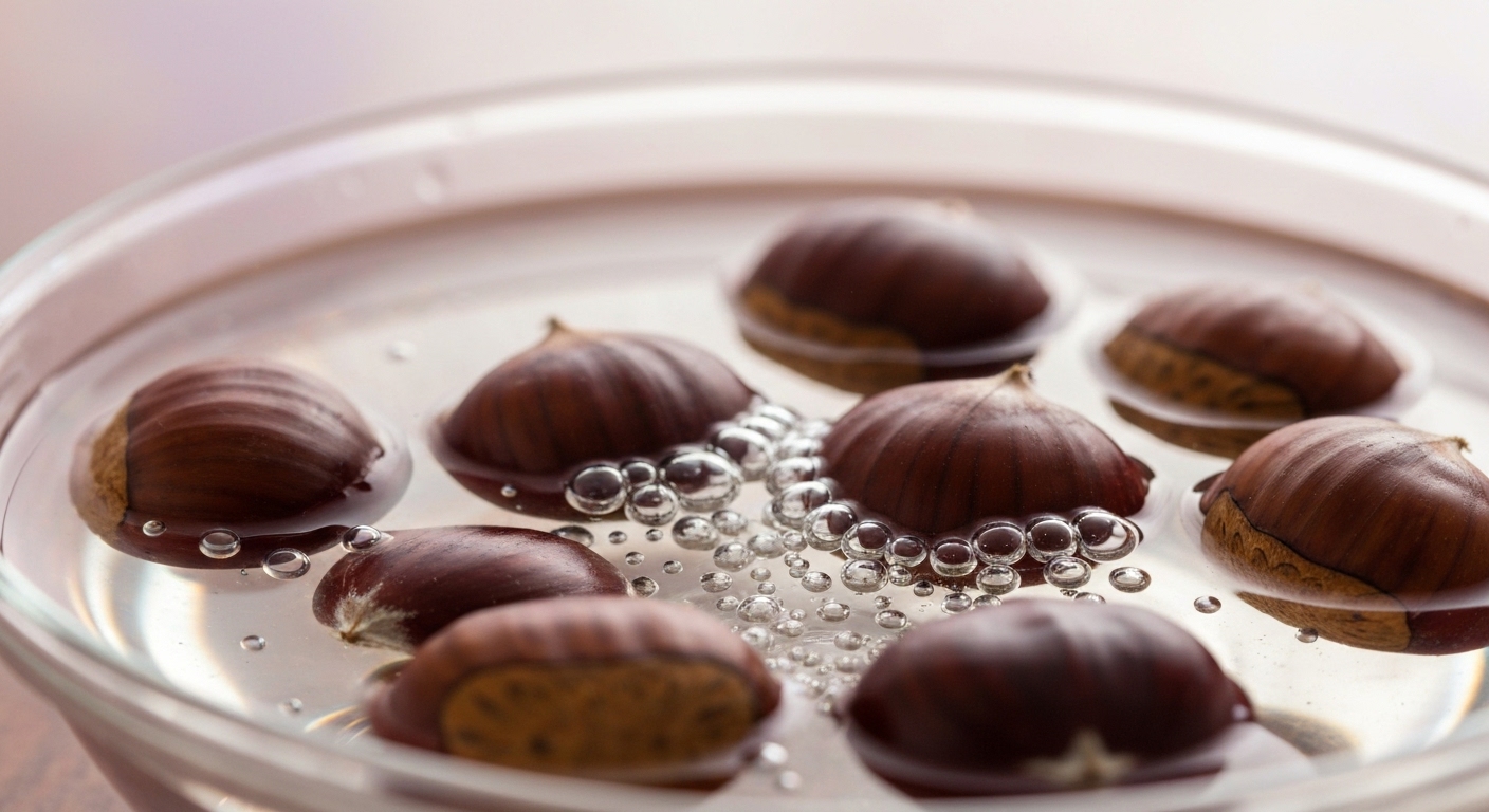 밤껍질 쉽게 까는 방법에 관한 밤사진