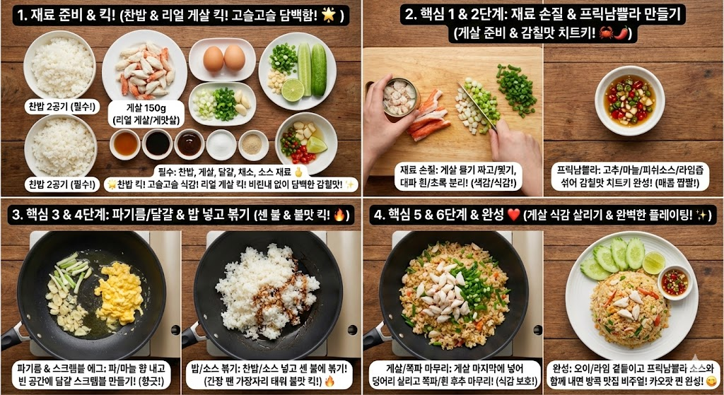 크레미볶음밥 레시피