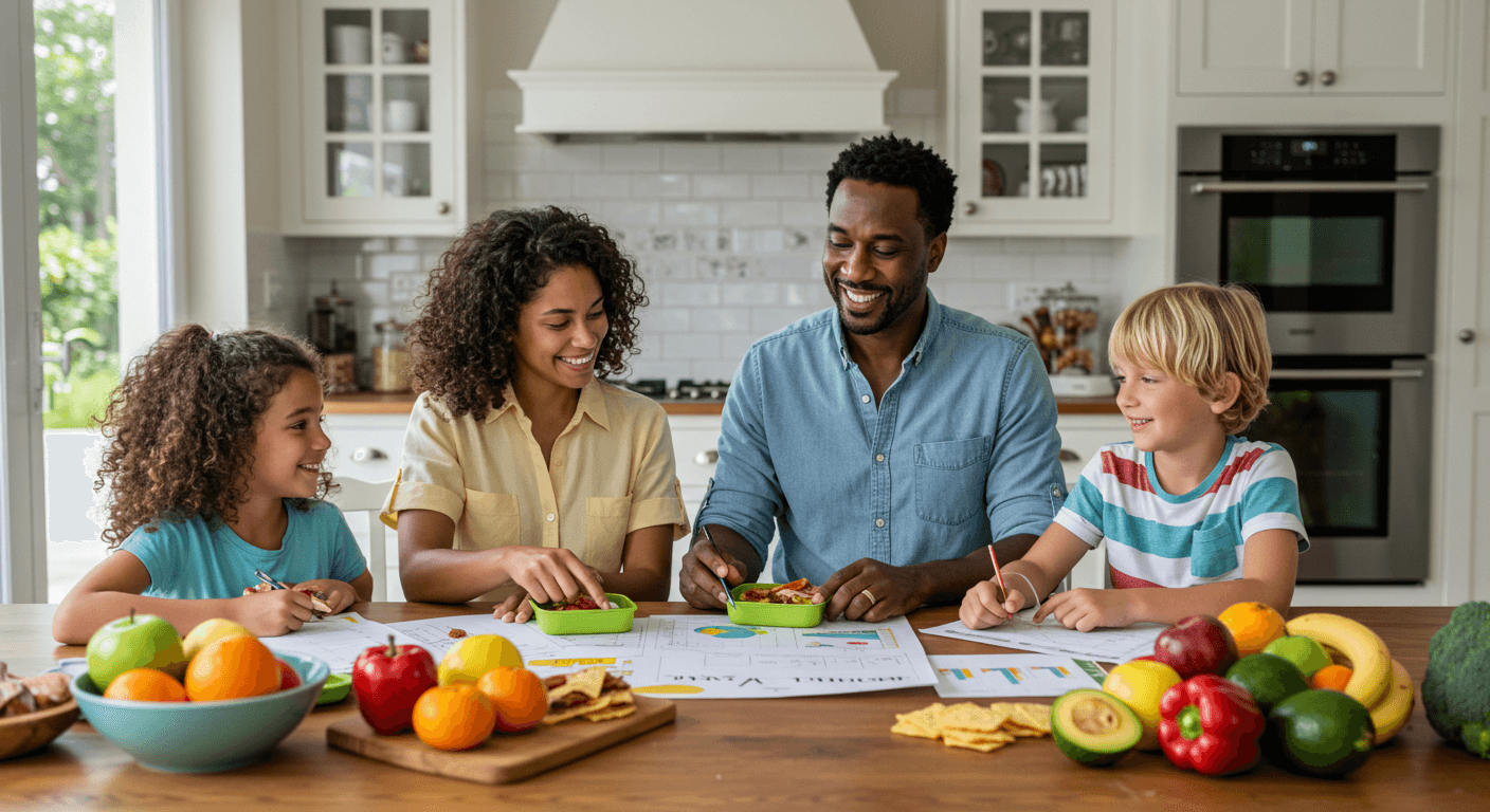 아이들 방학 도시락 일주일 식단표