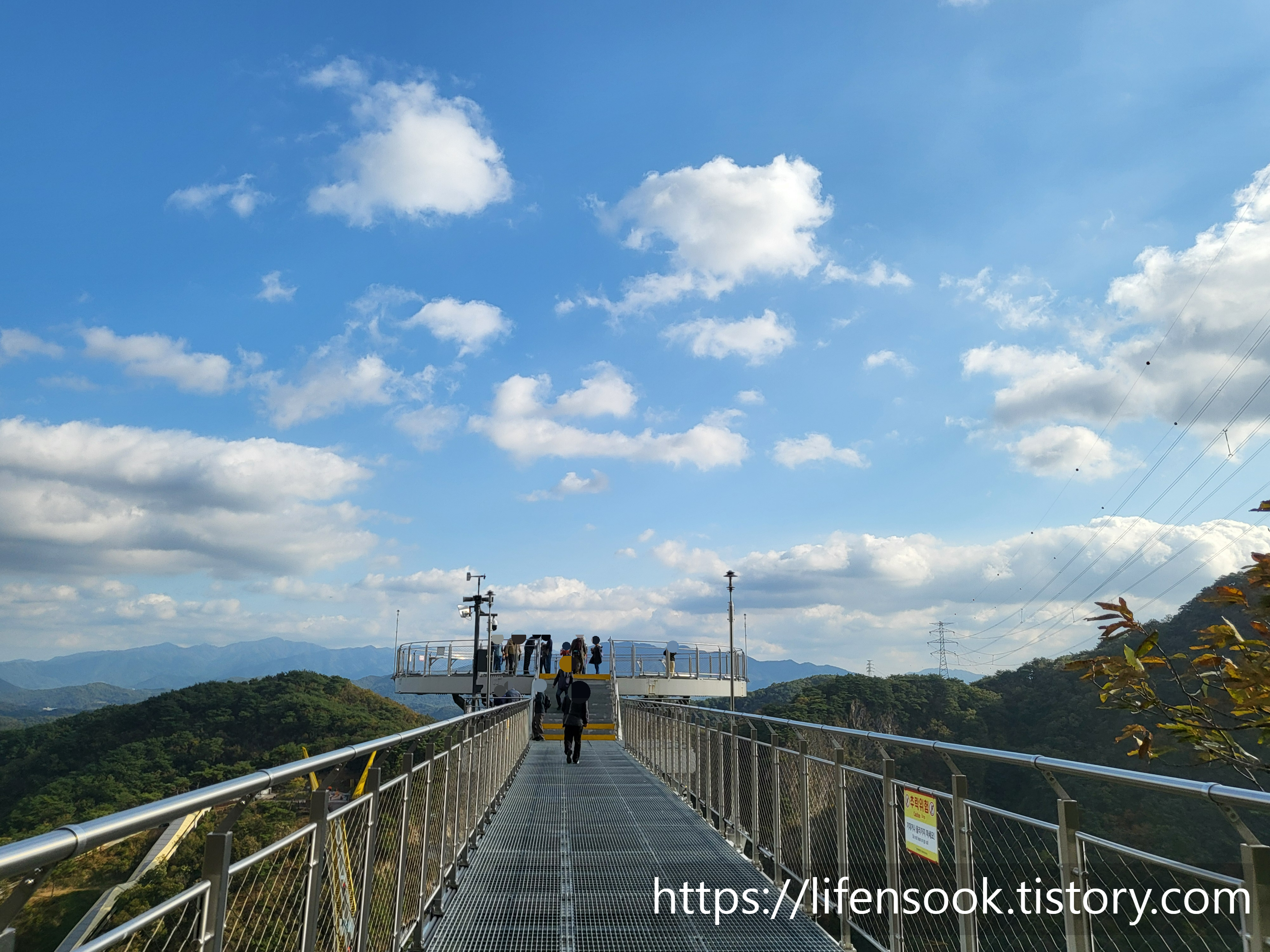스카이타워 가는 길