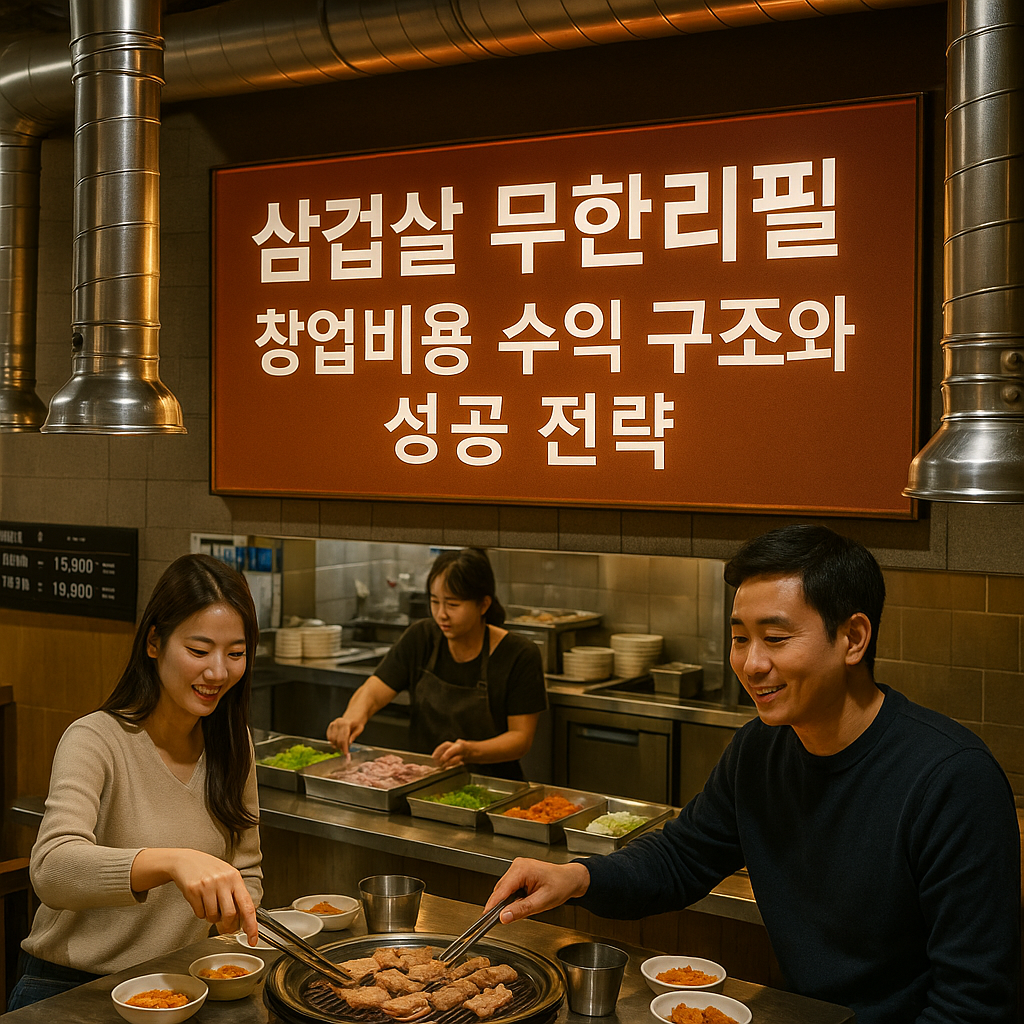 삼겹살 무한리필 창업비용 수익 구조와 성공 전략