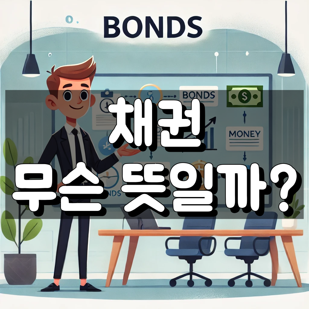 채권 무슨 뜻일까?