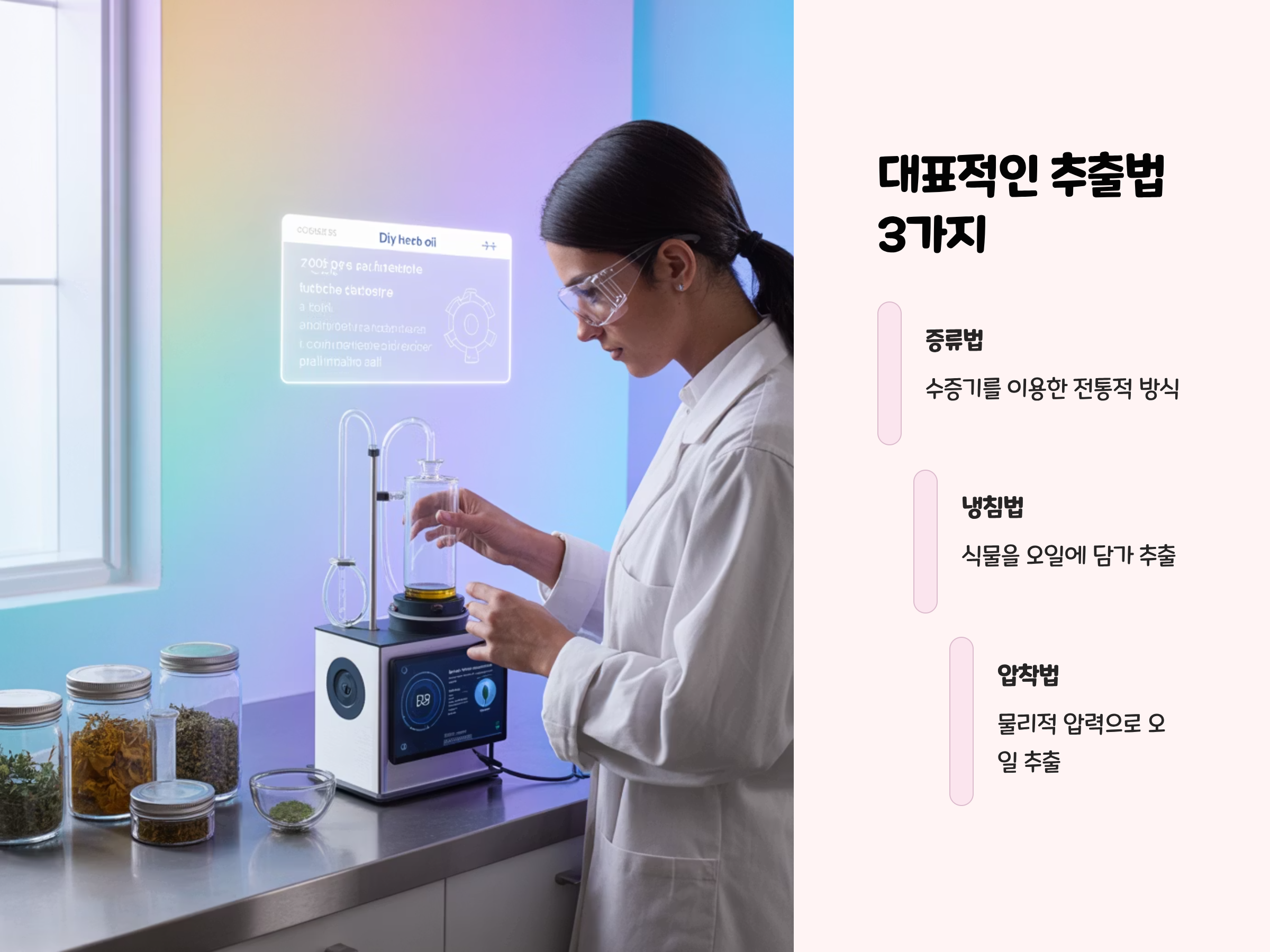 대표적인 추출법 3가지