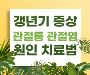 갱년기 증상 관절통, 관절염 원인과 치료법