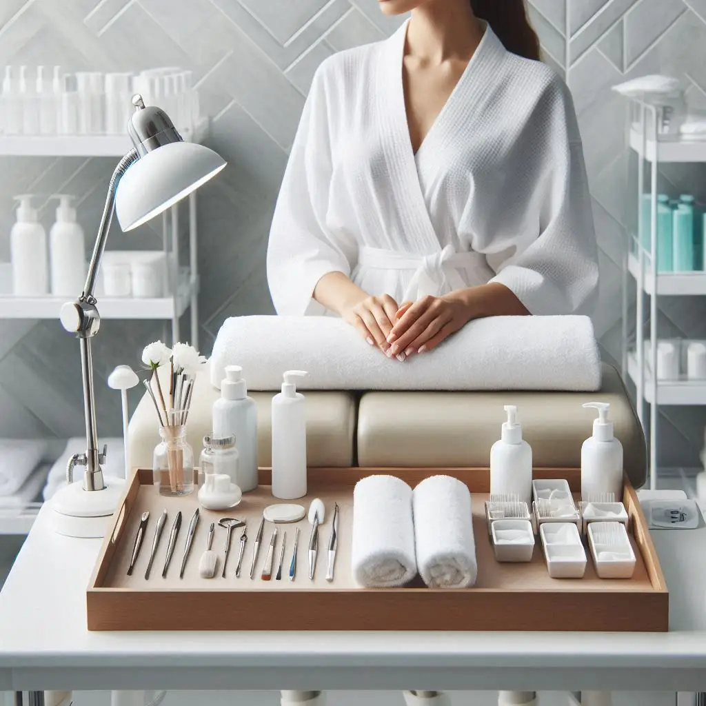 피부,체형관리 샵 배경