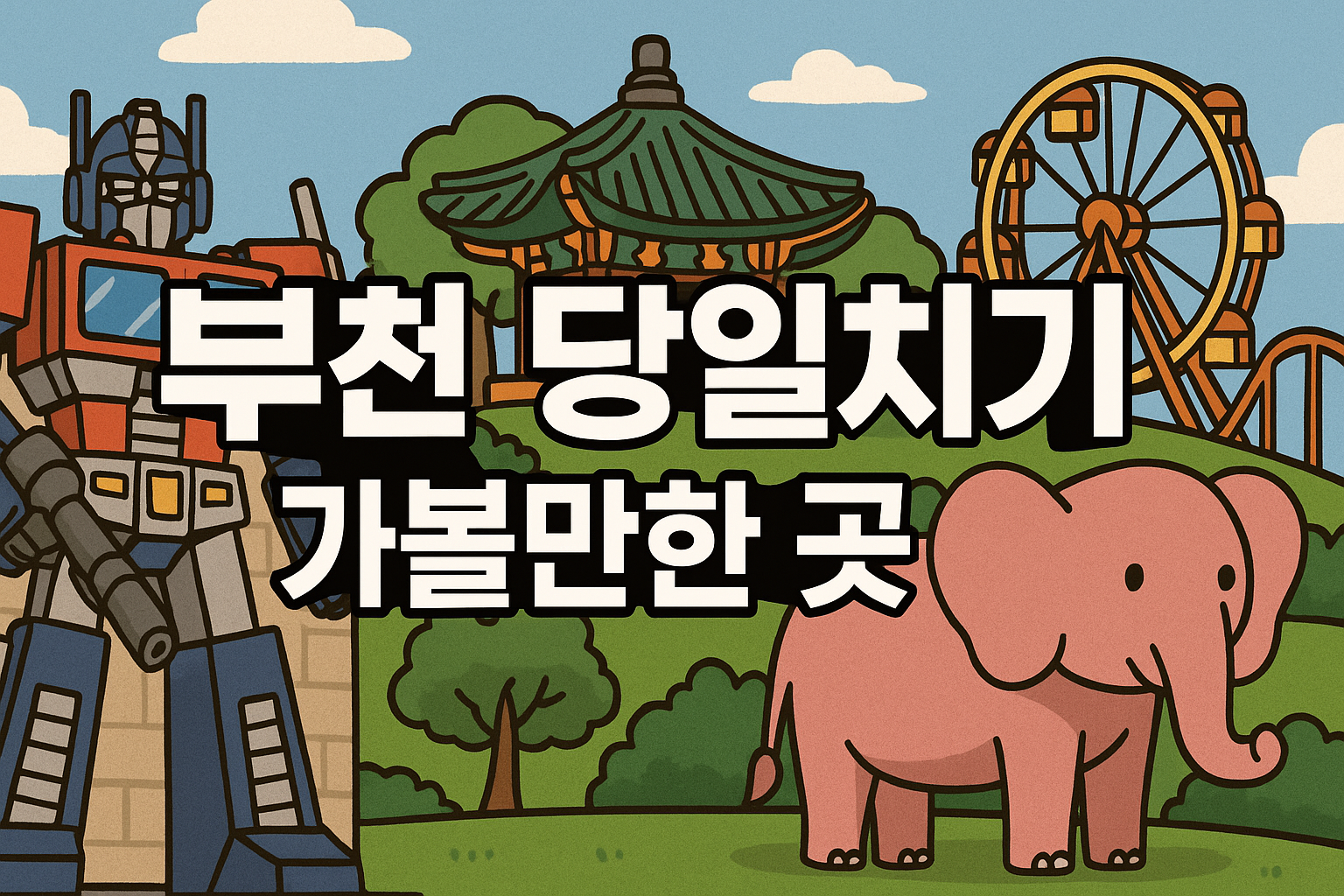부천 당일치기 가볼만한 곳