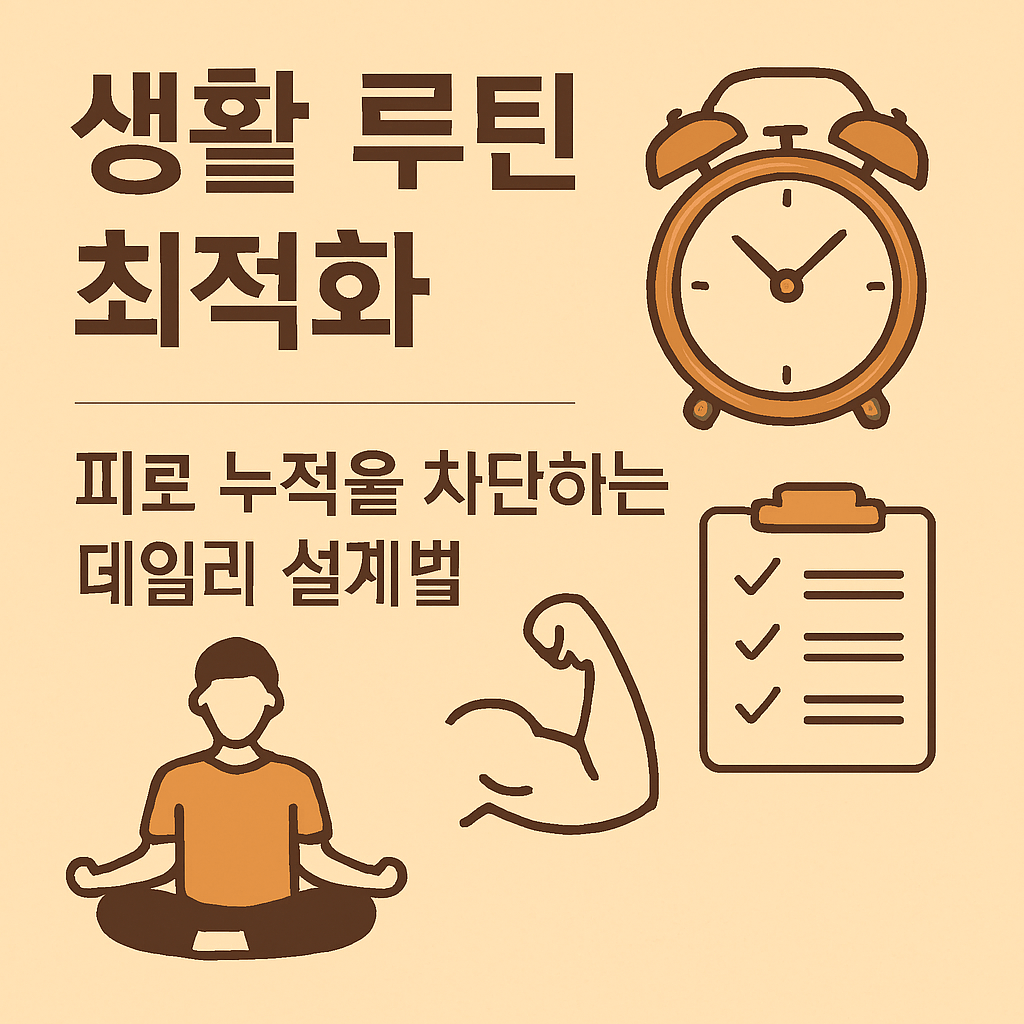 생활 루틴 최적화