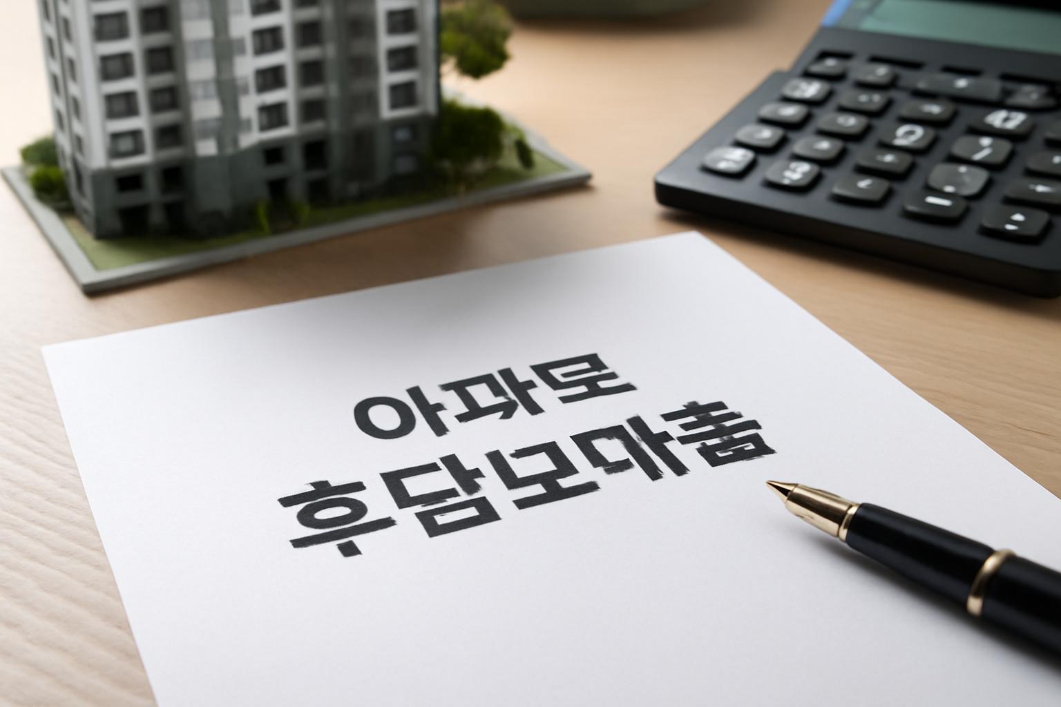 아파트 후담보대출
