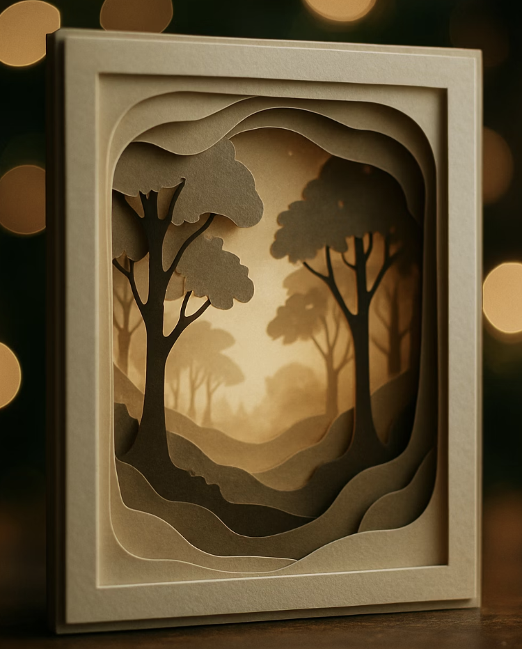 세 번째, 겹겹이 쌓는 입체 액자