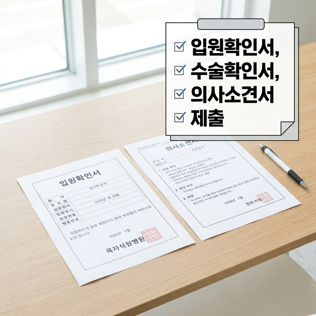 부모 입원 수술 긴급 보육 필수 증빙 서류