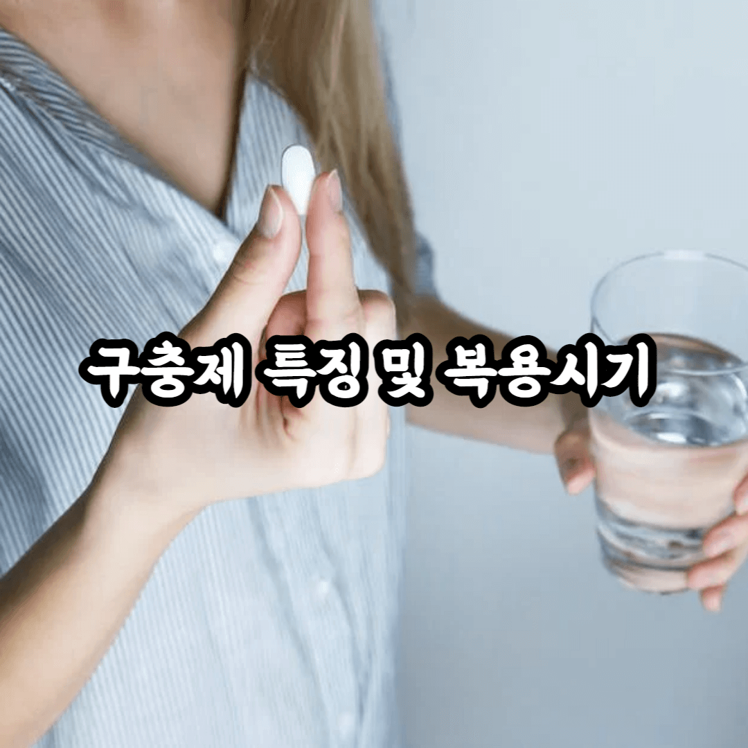 구충제 특징 및 복용시기 블로그 글 썸네일