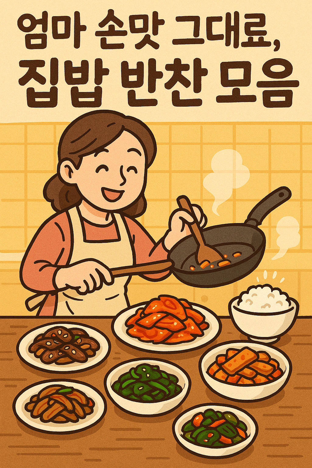 엄마 손맛 그대로, 집밥 반찬 모음
