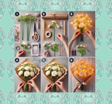 LED꽃다발 만들기