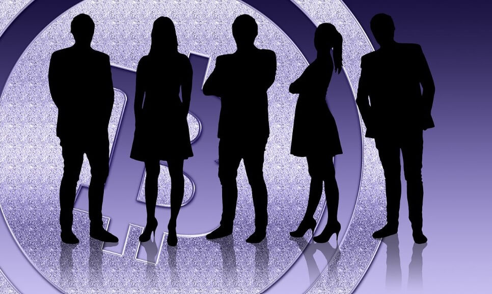 5명의 직장인들