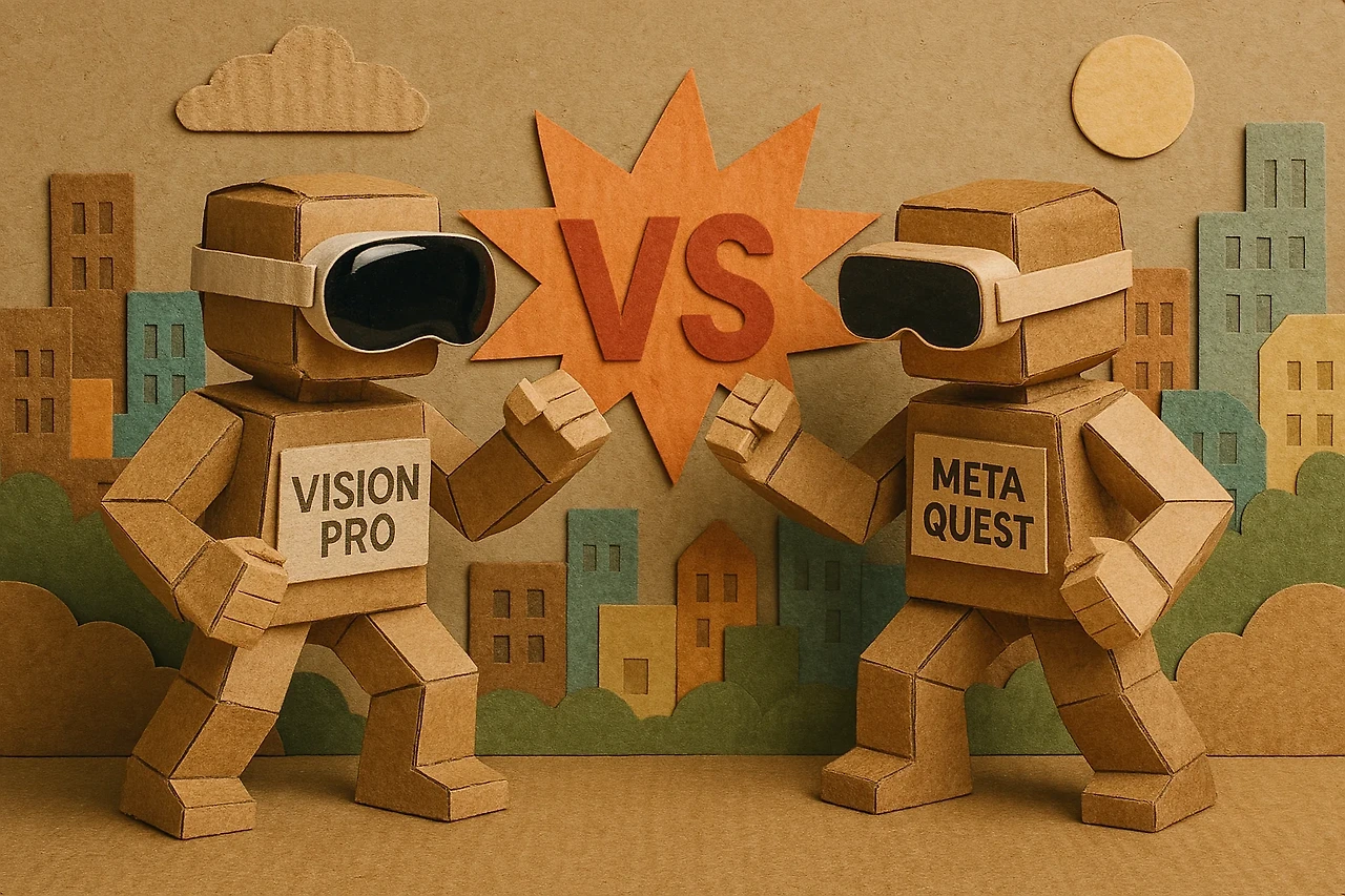 비전프로vsMETA퀘스트 관련 이미지