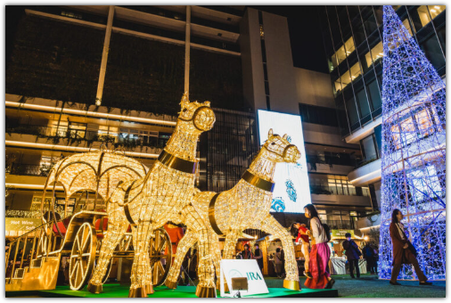 후쿠오카 크리스마스 마켓 위치 일루미네이션