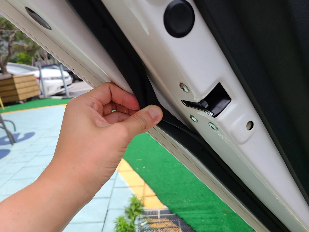 웨더스트랩 교환