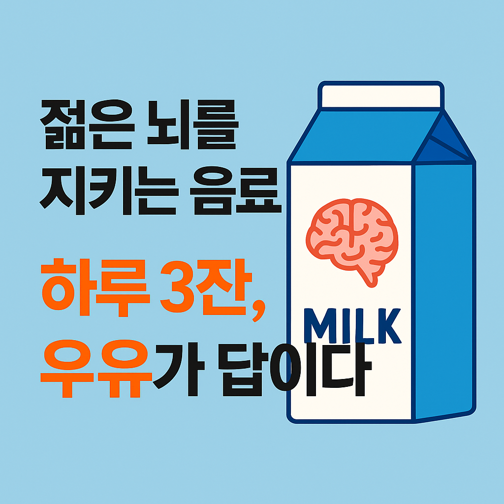 🧠 “몸만 젊으면 뭐해? 뇌도 늙지 않아야 진짜 젊음!”