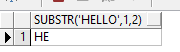 SUBSTR 예시 1