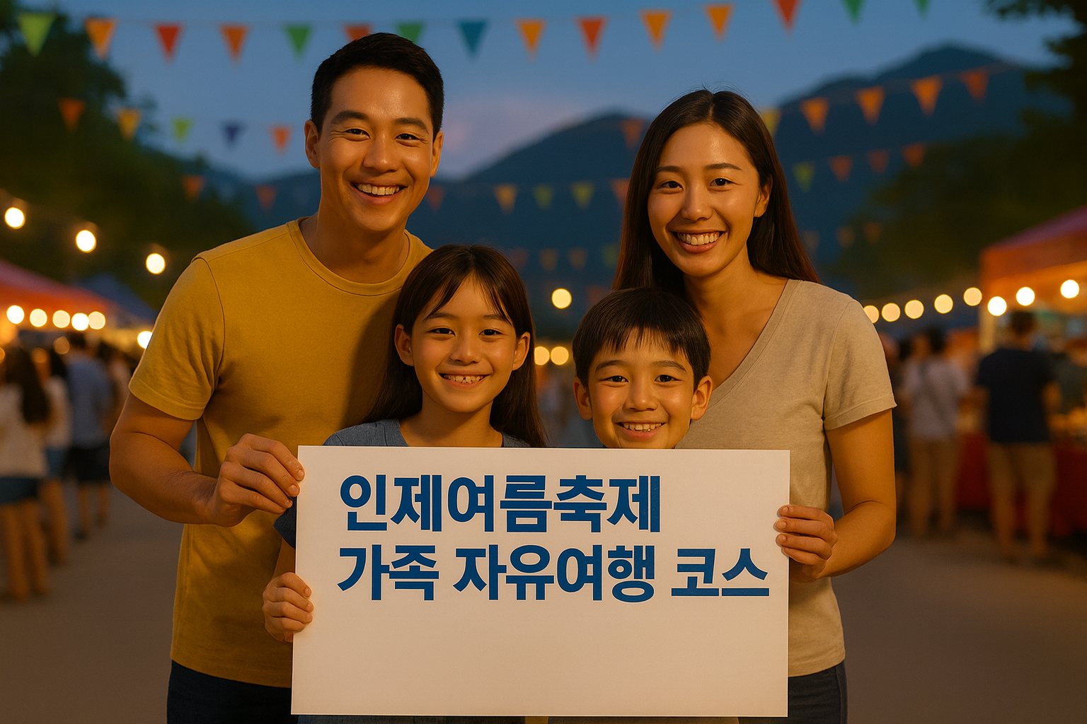 인제여름축제 가족 자유여행 코스, 아이도 어른도 즐거운 1박 2일 일정 관련 이미지