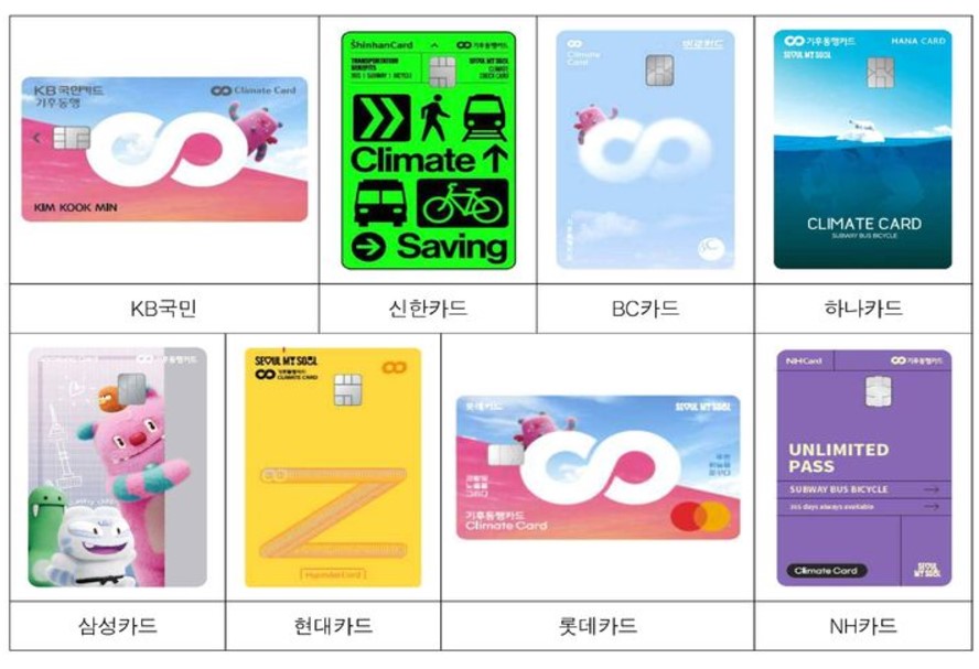 후불 기후동행카드 출시에 따른 발급하기