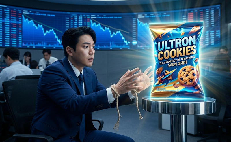 유혹의 설계자, 과자봉지, 본능과 의지의 충돌