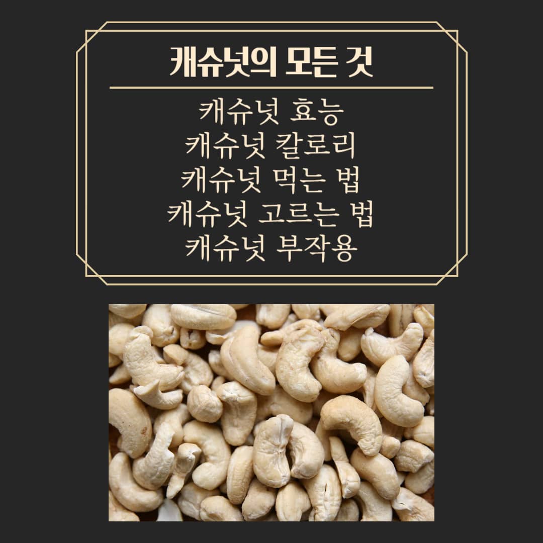 캐슈넛효능, 캐슈넛, 견과류, 캐슈넛먹는법, 캐슈넛고르는법, 캐슈넛부작용, 캐슈넛칼로리, 캐슈넛옻알레르기, 캐슈넛설사