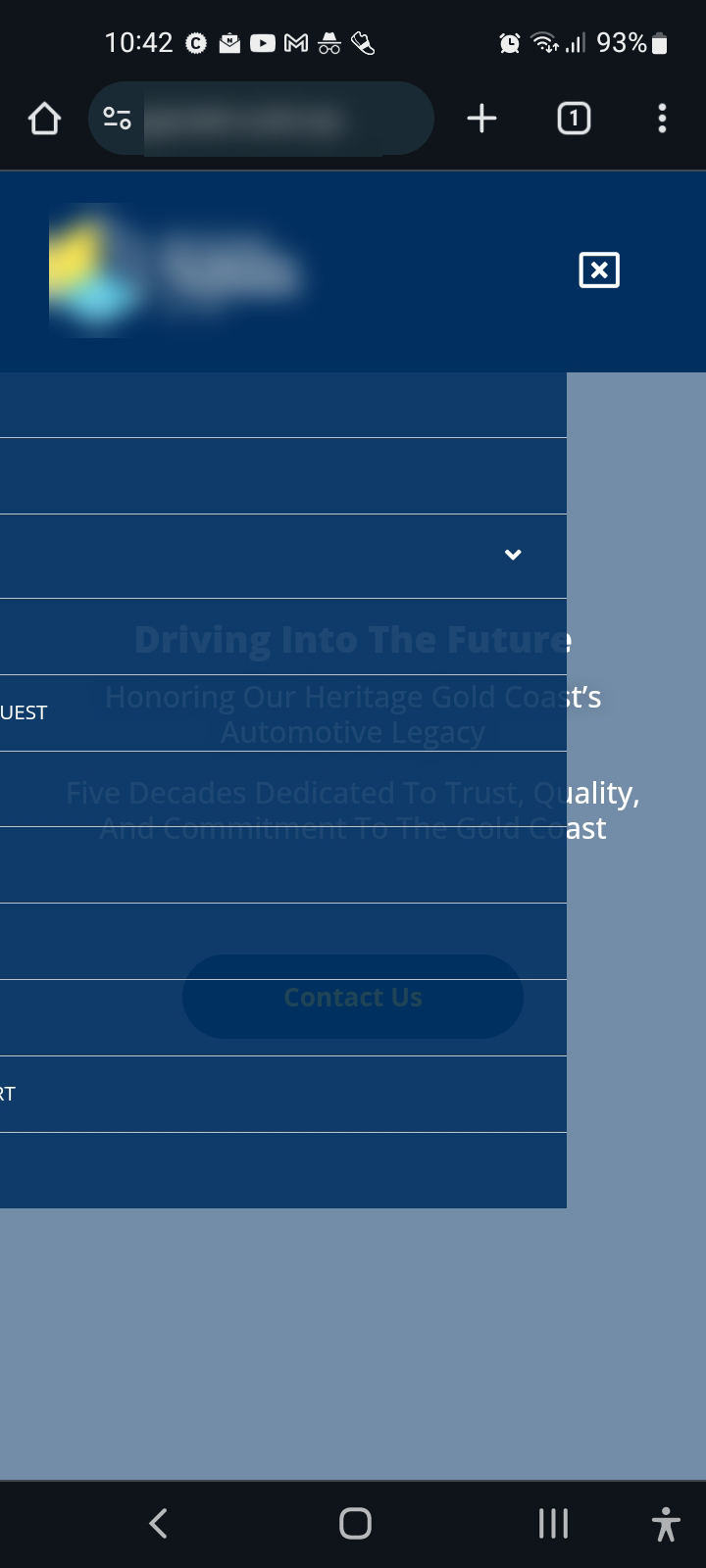 워드프레스 엘리멘터: 모바일 메뉴 내비게이션이 왼쪽으로 밀리는 현상