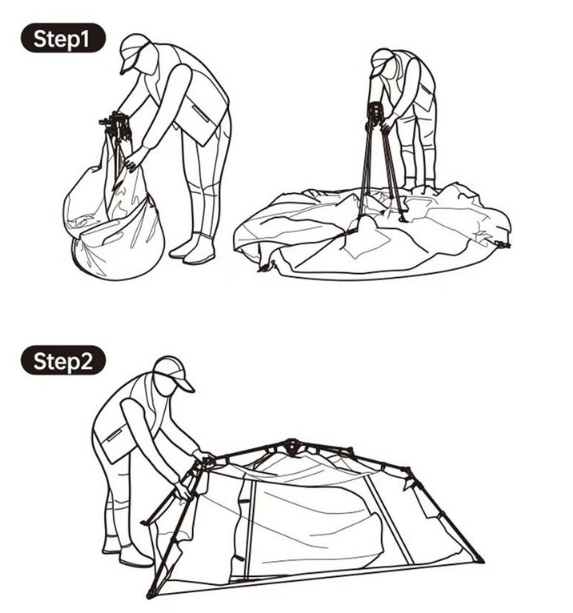 원터치 텐트 추천&amp;#44; 접는 법