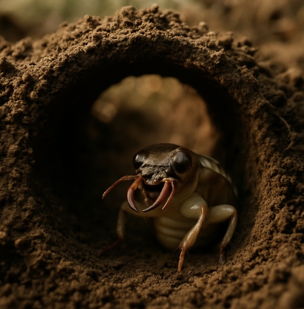 땅속의 작은 괴물, 애벌레 시기