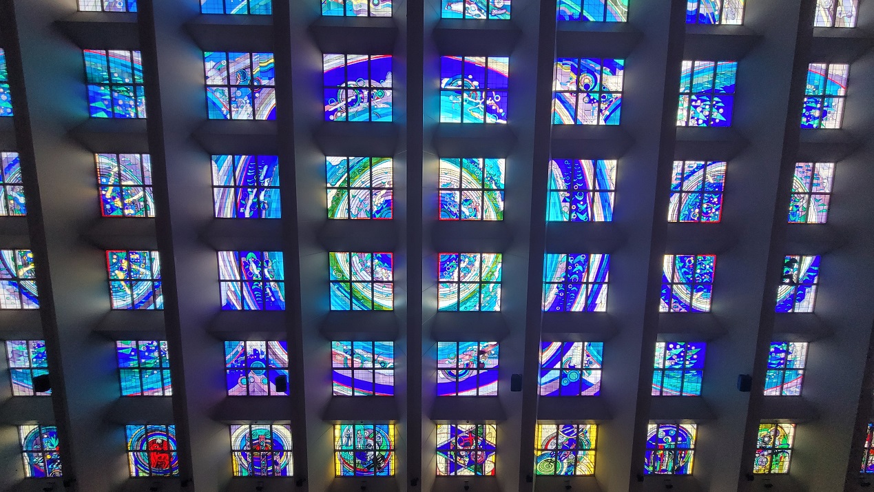 부산 남천성당 스테인드글라스