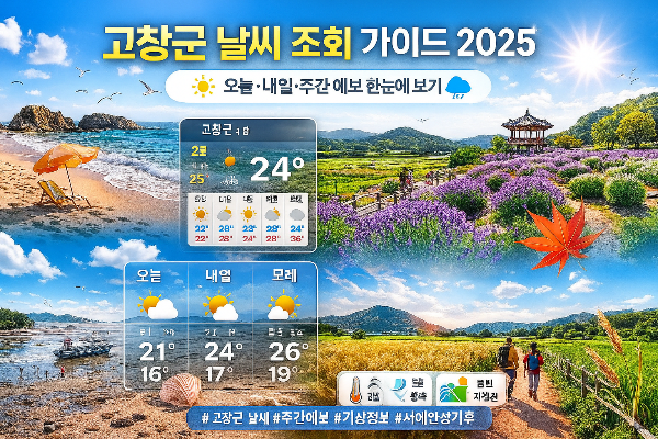 고창군 날씨 조회