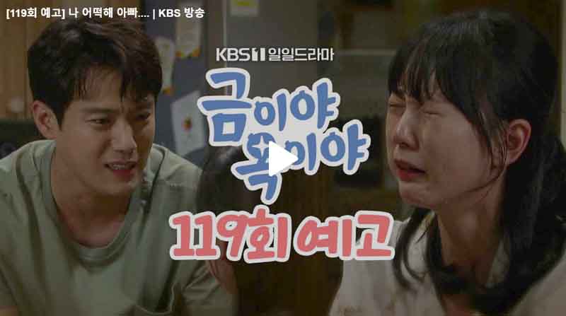 금이야 옥이야 119회
