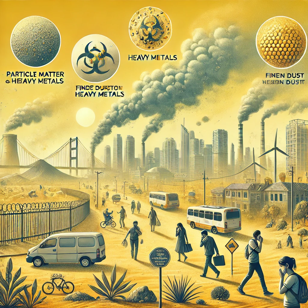 황사로 인한 대기 중 금속 농도 변화